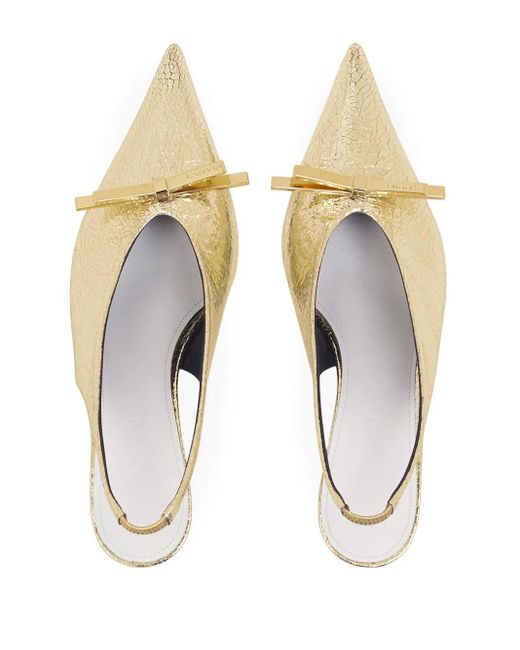 Lanvin Pumps Met Strikdetail in het Natural
