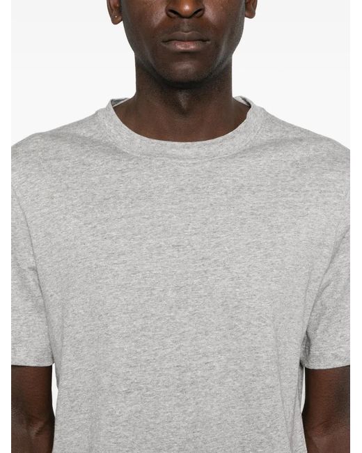 メンズ Brunello Cucinelli クルーネック ポロシャツ Gray