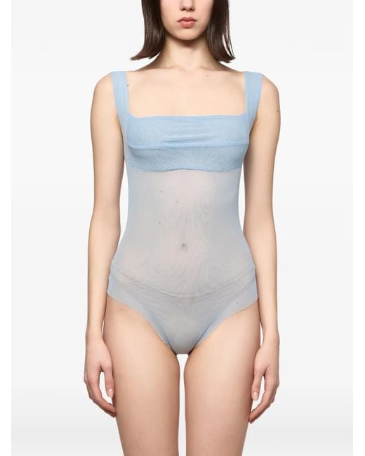 Atu Body Couture Blue Square-Neck Body