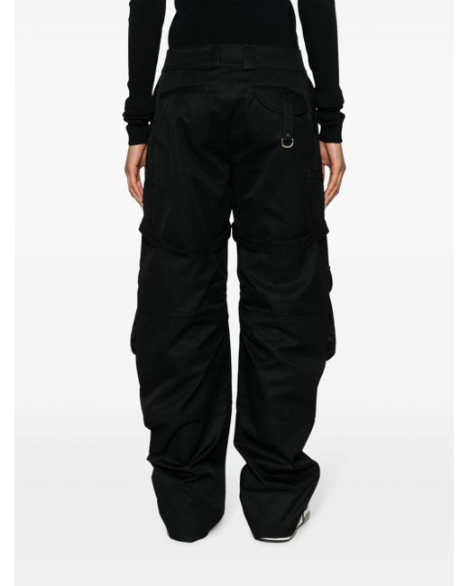 Pantalon en coton à poches cargo Off-White c/o Virgil Abloh en coloris Black