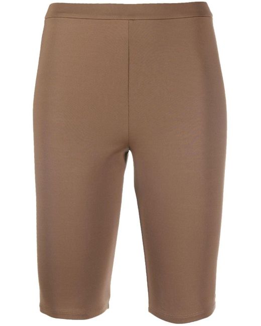 Pantalones cortos de talle alto Max Mara de color Brown