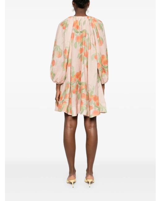 Vestido corto Alice BERNADETTE de color Natural
