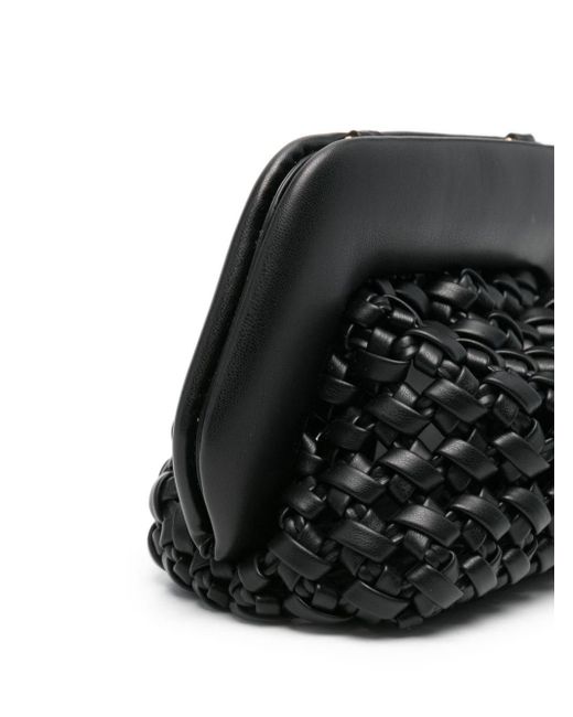 THEMOIRÈ Black Gea Knots Clutch Bag