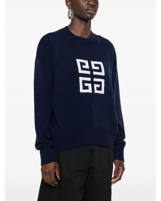 Givenchy Blue Sweaters