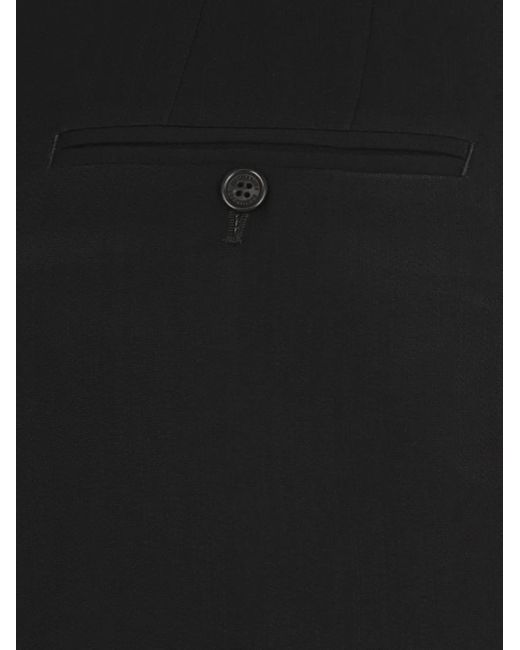 DSquared² Black Double-Breasted Peak-Lapel Suit for men