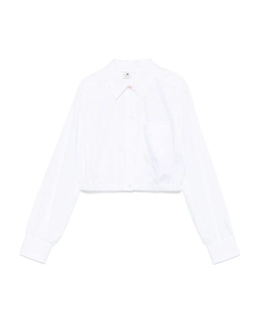 Chemise En Coton Elisabetta Franchi en coloris White