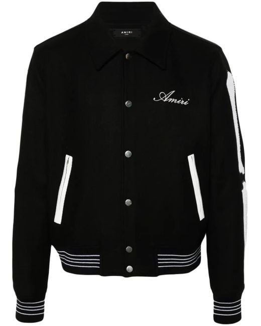 Amiri Tailored And Wool Blend Jacket in Black für Herren