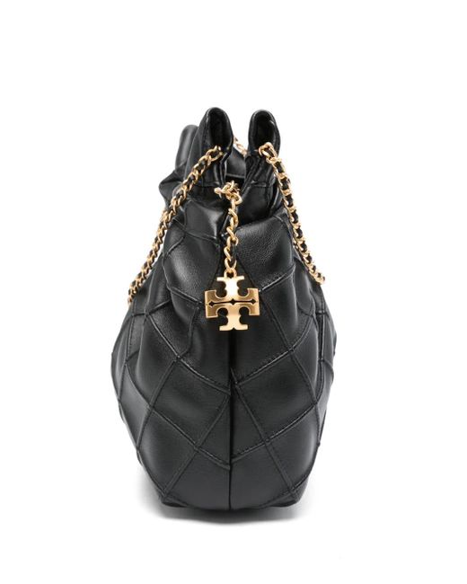 Tory Burch Black Fleming Cross Body Bag - Women's - Calf Leather