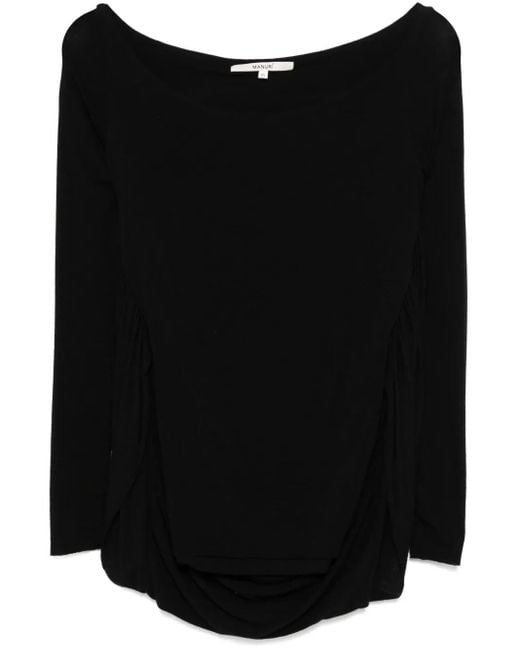 MANURI Rita Blouse in het Black