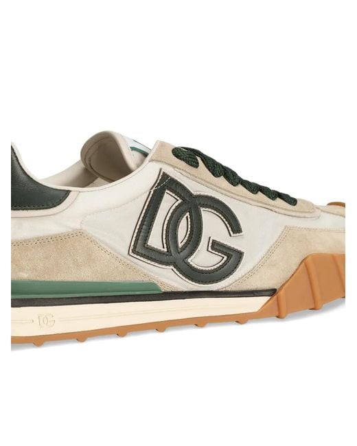 Dolce & Gabbana Brown Dg Athletic Sneakers for men