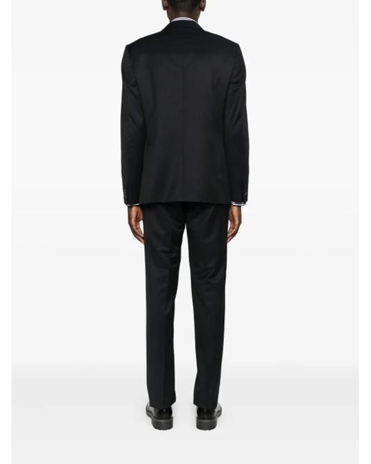 Zegna Black Button Suit for men
