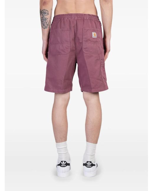 Carhartt Flint Shorts Mit Geradem Schnitt in Red für Herren