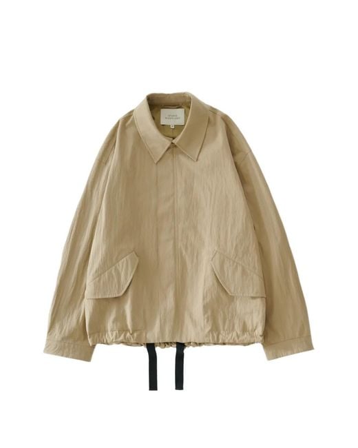 Studio Nicholson Natural Comba Point-Collar Jacket for men
