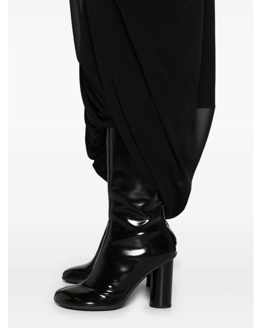 MM6 by Maison Margiela Black Layered Sheer Maxi Dress