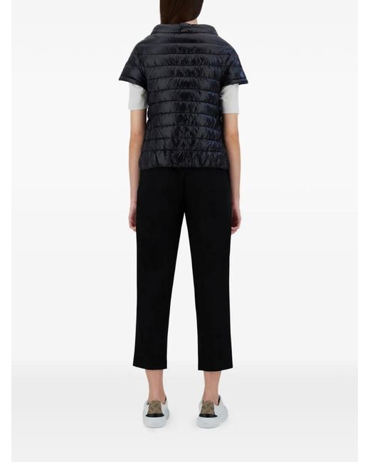 Herno Black Greta Short-Sleeve Jacket