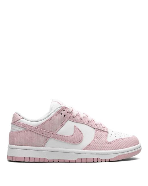 Nike Pink Dunk Low Corduroy” Sneakers