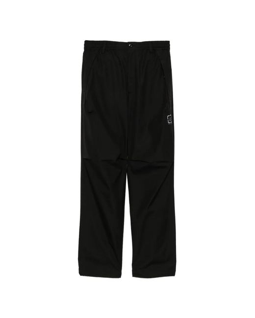C P Company Black Hyst Trousers for men