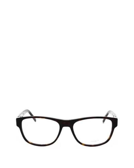 Tommy Hilfiger Black Rectangle-Frame Glasses for men