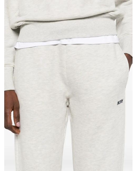 Autry White Pantalon De Jogging À Lien De Resserrage