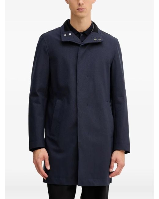 Abrigo con botones Boss de hombre de color Blue