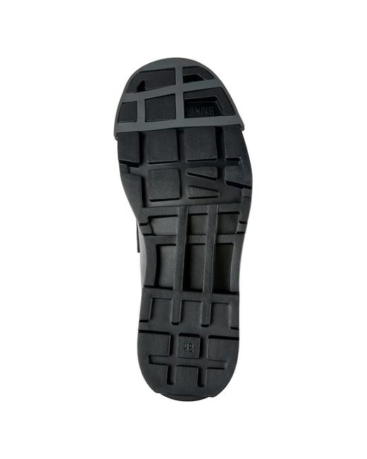 Camper Black Junction Leather Loafers for men