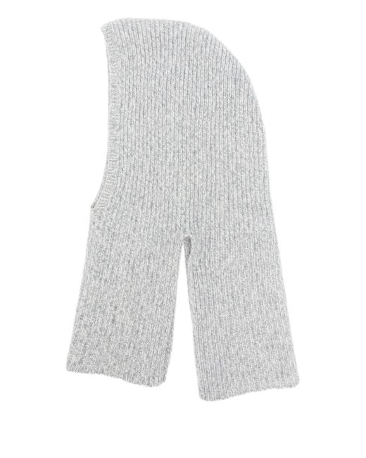 Cagoule En Laine À Design Côtelé Eleventy pour homme en coloris White