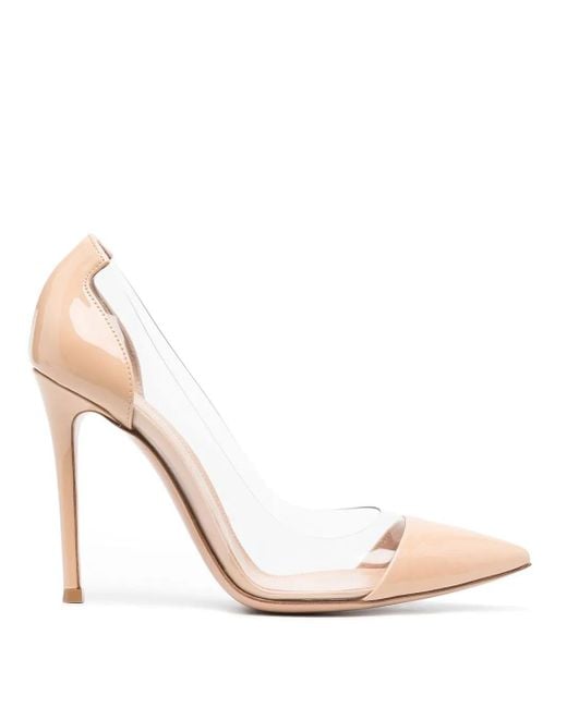Gianvito Rossi Pink Plexi 105mm Pumps