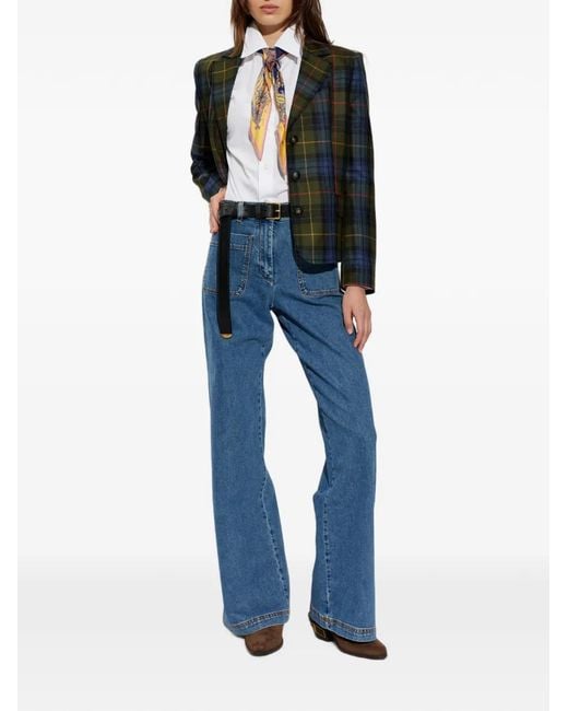 Etro Blue Patch-Pockets Jeans
