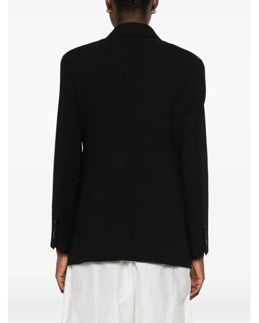 Max Mara Black Lampada Single-Breasted Blazer