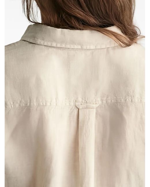 Gant Natural Buttoned Long-Sleeve Shirt