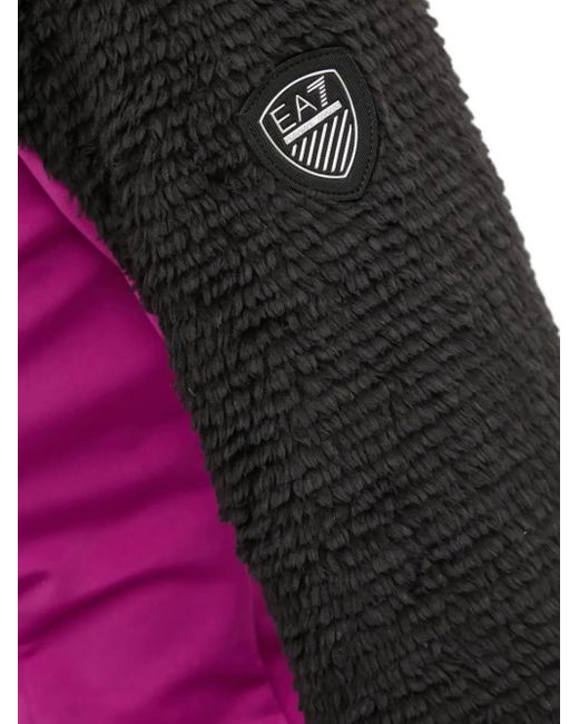 EA7 Pink Panelled Zip-Up Jacket