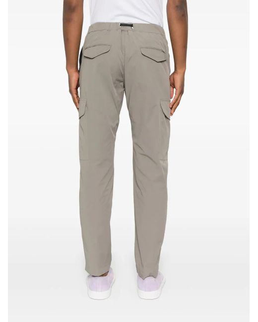 White Sand Gray Tapered Trousers for men