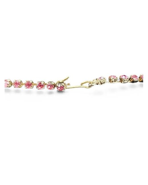 Madison White Collier À Strass Givré