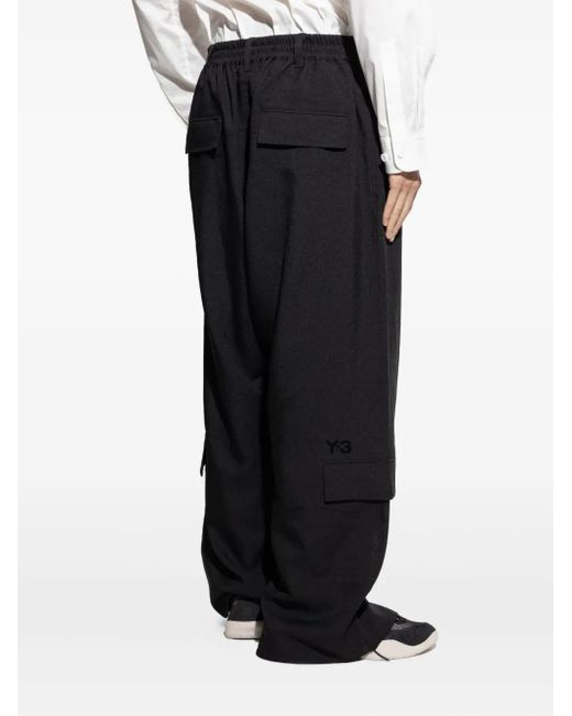 Y-3 Broek Met Trekkoord in het Blue voor heren