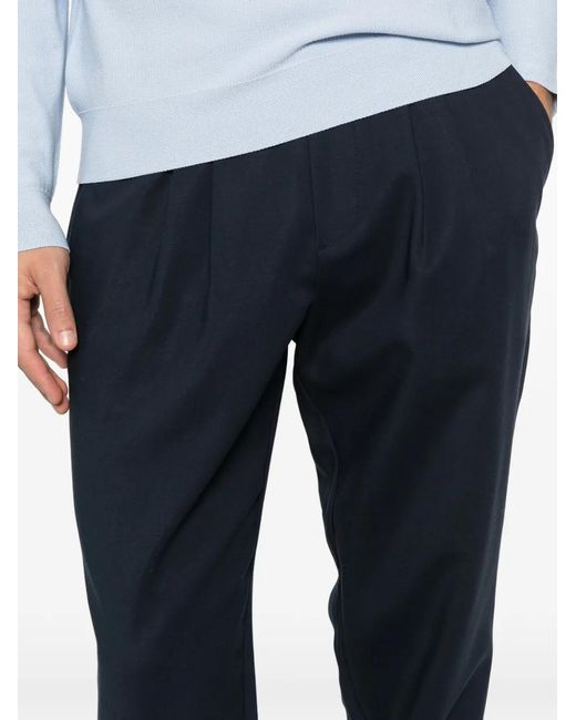 ALPHATAURI Blue Pavo Trousers for men