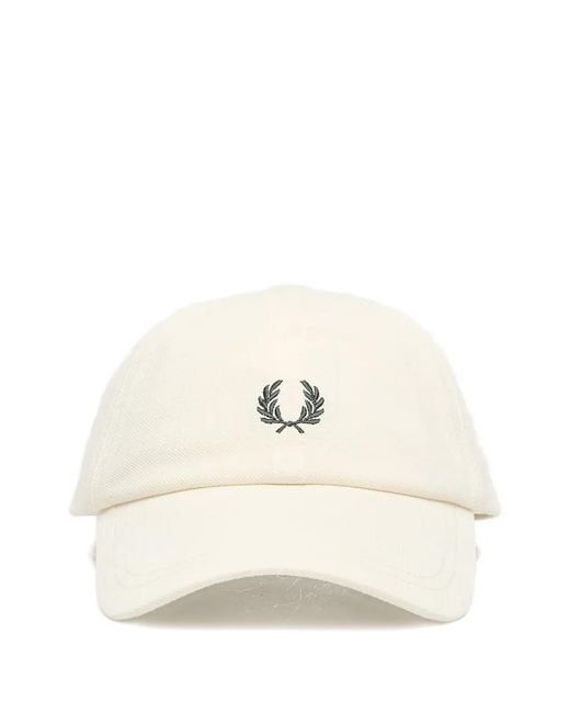 Fred Perry Natural Laurel Wreath Piqué Cap
