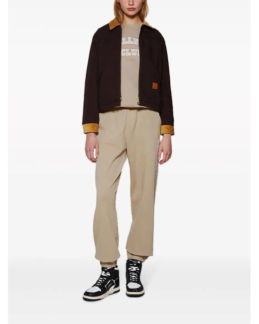 Sporty & Rich Black Srhwc Canvas Zipped Jacket