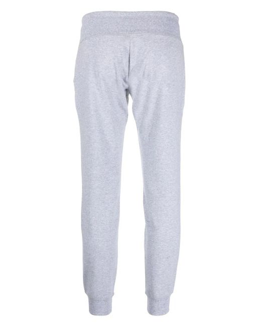 DKNY Blue Logo-Print Drawstring Track Pants