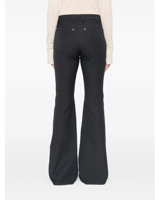 Joseph Black Buttoned Flared Trousers