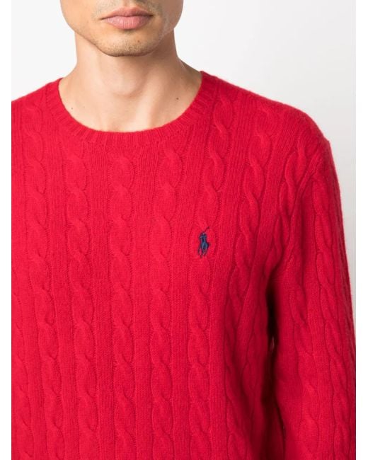 Polo Ralph Lauren Red Cardinal Pony Pattern Pullover for men