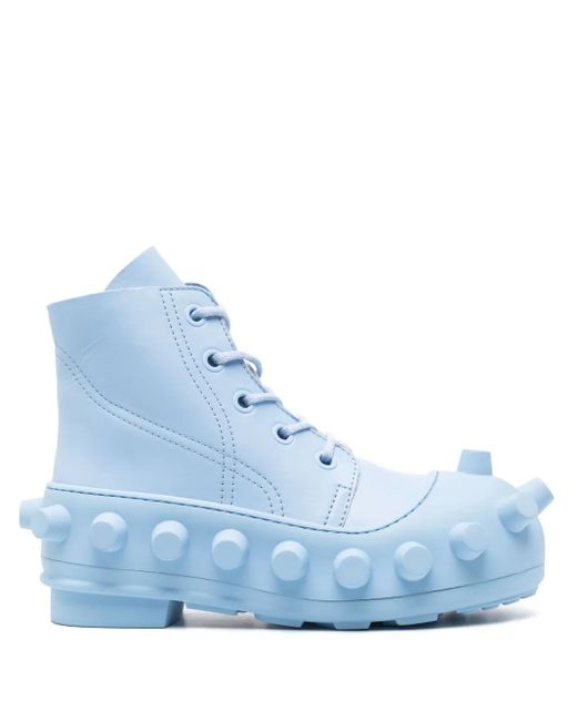 Walter Van Beirendonck Blue Boom Boots for men