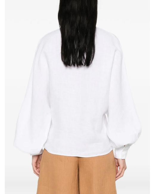 SOSUE White Antonia Shirt
