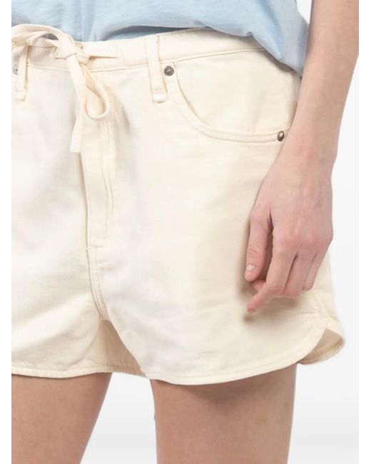 Short À Taille À Lien De Resserrage Rag & Bone en coloris White