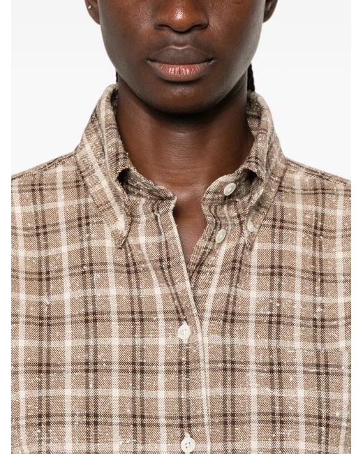 Rohe Natural Check-Pattern Shirt