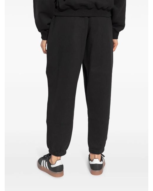 Alexander Wang Black Relaxed Fit Sweatpants With Puff Paint Logo