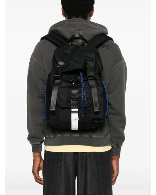A.P.C. Black Trek Backpack