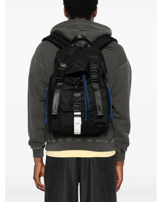 A.P.C. Black Trek Backpack
