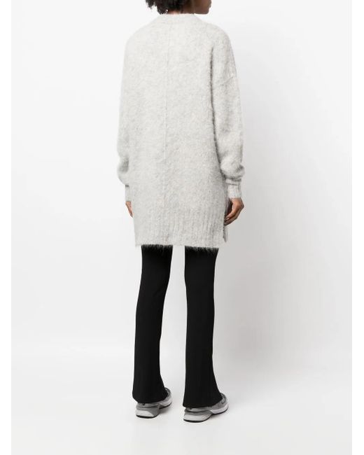Rodebjer White Pullover Mit Rundem Ausschnitt