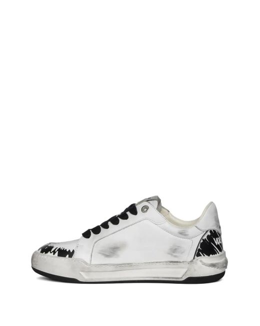 Zadig & Voltaire White Fly Wings Sneakers