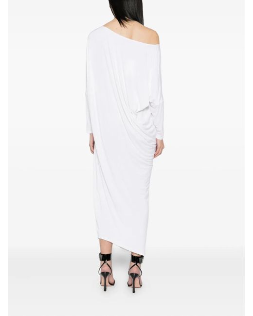 Tessitura Body Couture ドレープ ドレス White
